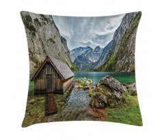 Alpine Mountains View Pillow Cover