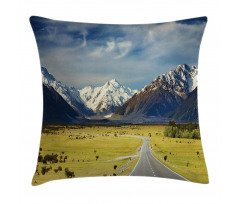 Snowy Mountains Alps Pillow Cover