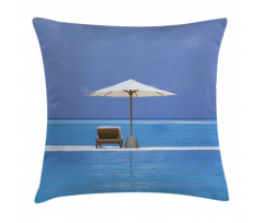Ocean Seascape Beach Pillow Cover