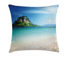 Tropic Island Scenery Pillow Cover