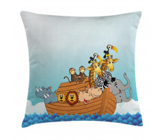 Ark Animal Couples Pillow Cover