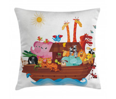 Sunny Day in the Ark Pillow Cover