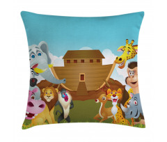 Mythical Animals Ark Pillow Cover