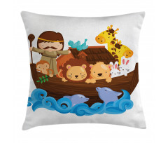 Animals in Nature Pillow Cover