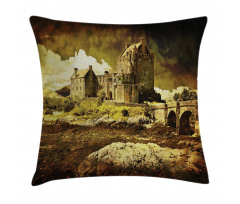 Old Scottish Castle Pillow Cover
