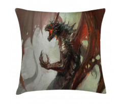 Creature Dragon Pillow Cover