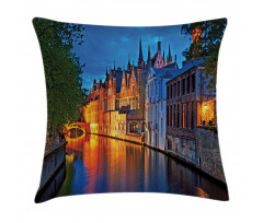 Middle Age Building Pillow Cover