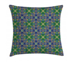 Oriental Damask Pillow Cover