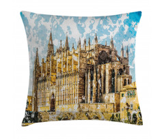Building on Sea Shore Pillow Cover
