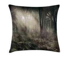 Nostalgic Dark Forest Pillow Cover