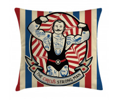 Vintage Circus Star Pillow Cover