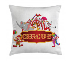 Nostalgic Circus Tent Pillow Cover