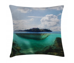 Misty Atlantic Ocean Pillow Cover