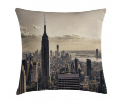 NYC Winter Time Pillow Cover