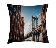 Manhattan Bridge USA Pillow Cover