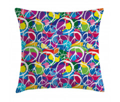 Peace Activism Theme Pillow Cover