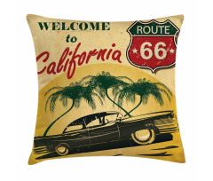 California Advertising Pillow Cover