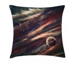 Nebula Planet Cloud Pillow Cover