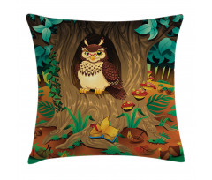 Nanny Grandma Sage Owl Pillow Cover