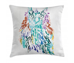 Feathers Eyes Vision Pillow Cover