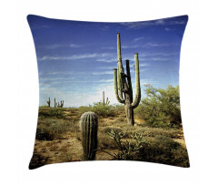 Cactus Spined Leaves Pillow Cover