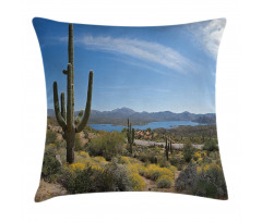 Cactus on the Valley Pillow Cover