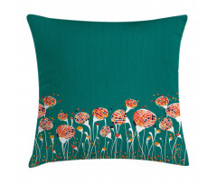 Modern Spring Flowers Pillow Cover