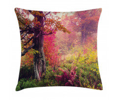 Majestic Autumn Trees Pillow Cover