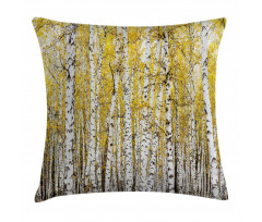 Forest Golden Leaves Pillow Cover