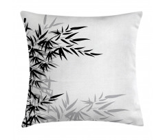 Bamboo Plant Leaves Pillow Cover