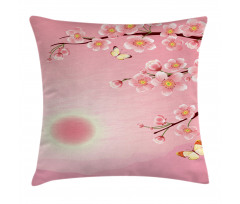Nature Blossom Tree Pillow Cover