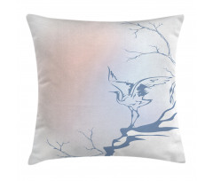 Winter Tree Branches Pillow Cover