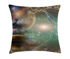 Eagle Thunder Clouds Pillow Cover