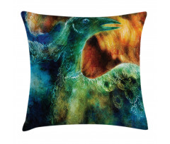 Mythical Phoenix Birth Pillow Cover