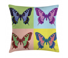Pop Art Swallowtail Pillow Cover