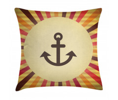 Pop Art Sailing Anchor Pillow Cover