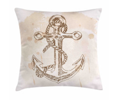 Navy Rope Summer Holiday Pillow Cover