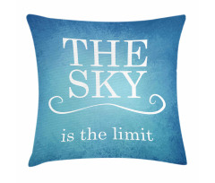 Typography Message Pillow Cover