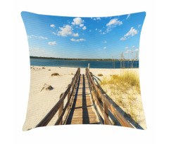 Perdido Beach Long Pier Pillow Cover