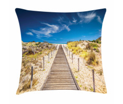 Idyllic Tranquil Shore Pillow Cover