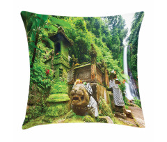 Waterfall Rainforest Pillow Cover