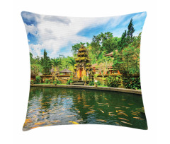 Oriental Fish Lake Sea Pillow Cover