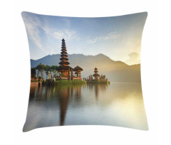 Pura Ulun Danu Building Asia Pillow Cover