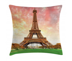 European Landmark Pillow Cover