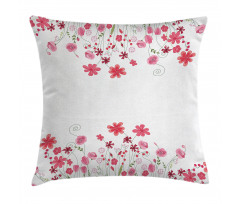 Herbs Blossoms Bridal Pillow Cover