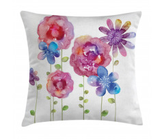 Bohemian Pink Blossom Pillow Cover