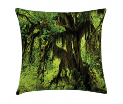 Moss Jungle Wildlife Pillow Cover