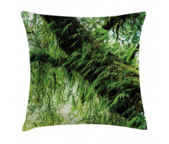 Idyllic Spring Jungle Pillow Cover