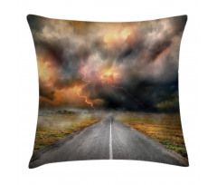 Dusty Storm Clouds Pillow Cover