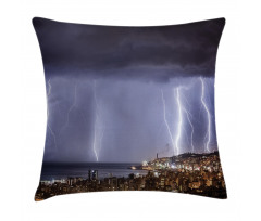 Dark Stormy Night Pillow Cover